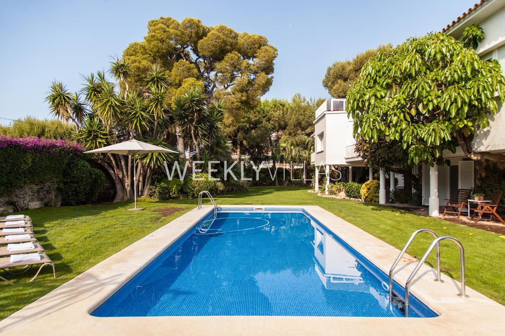 Villa Sitges Tupinetti Beach At 1 Min Walk Amaizing Garden And View Center Sitges 5 Minutes Walk Экстерьер фото