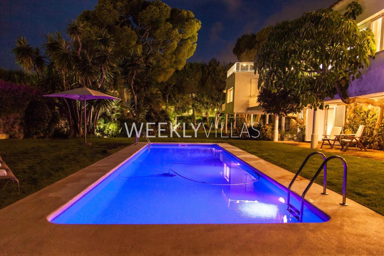 Villa Sitges Tupinetti Beach At 1 Min Walk Amaizing Garden And View Center Sitges 5 Minutes Walk Экстерьер фото
